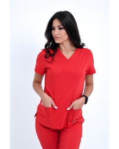 BLUZA SUPER STRECH CRVENA 2XL