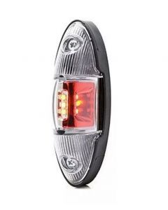 LAMPA GABARITNA LED CRVENO BIJELA OVALNA LIJEVA/DESNA